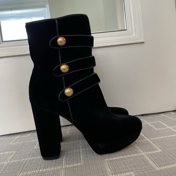 Michael Kors Platform Velvet booties - Picture 1 of 4